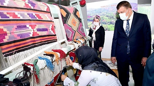 Başkan Gürkan'dan Girişimci Kadın Kooperatifine Ziyaret