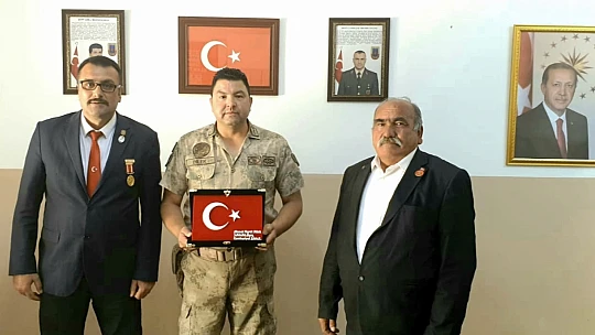 Şehit ve Gaziler Derneğinden Teşekkür Ziyareti