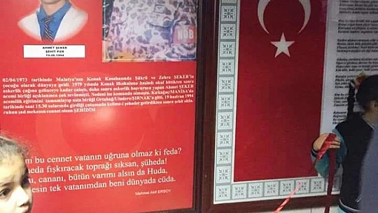 Okuduğu Okulun Adı Şehit Ahmet Şeker'in İsmi Verildi