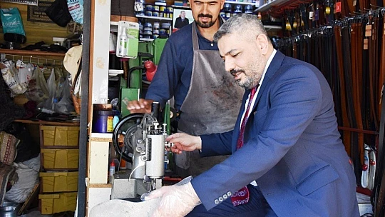 Başkan Sadıkoğlu, Akpınar Esnafına Ziyareti  