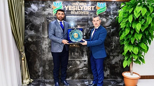 MHP İl Başkanı Samanlı'dan Yeşilyurt Belediye Başkanı Çınar'a Ziyaret
