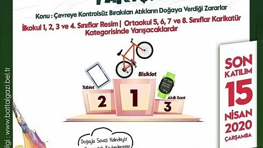 Battalgazi Belediyesi'nden Çevre Bilinci İçin Ödüllü Yarışma