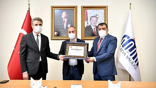 Vali Baruş, Ve Başkan Gürkan'dan Maske Üreten Firmalara Teşekkür