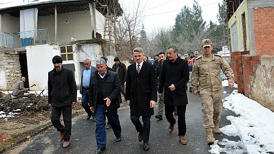 Vali Baruş Hatunsuyu, Hasırcılar ve Kadıçayırı'nda İncelemelerde Bulundu