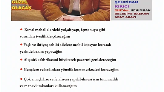 Hekimhan'da Yerel Seçimlerde Bir İlk..