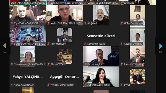 Malatya Ev Sahipliğinde Gerçekleşen Uluslararası Zoom Toplantısı Büyük İlgi Gördü
