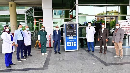 Yeşilyurt Belediyesi Hijyenmatik Makinesini Hizmete Sundu