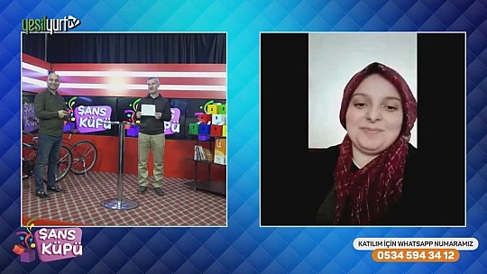 Başkan Çınar, Yeşilyurt Tv'de Yayınlanan 'Şans Küpü' Yarışmasını Sundu 