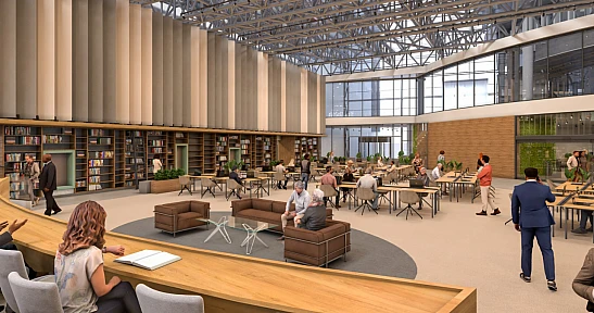 7/24 Açık, 815 Kişilik Dev Kütüphane Bayram Sonrası Açılıyor