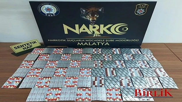 1.239 Uyuşturucu Hap Ele Geçirildi