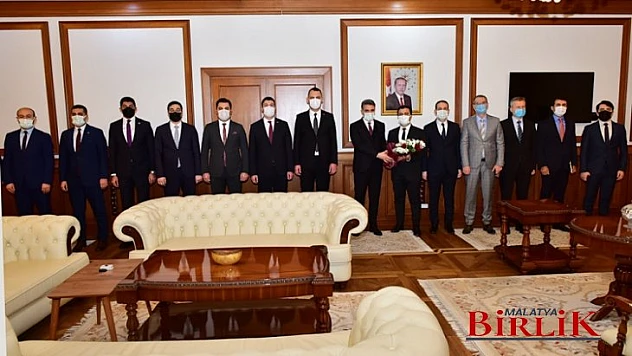 10 Ocak İdareciler Günü Münasebetiyle Vali Baruş'a Ziyaret