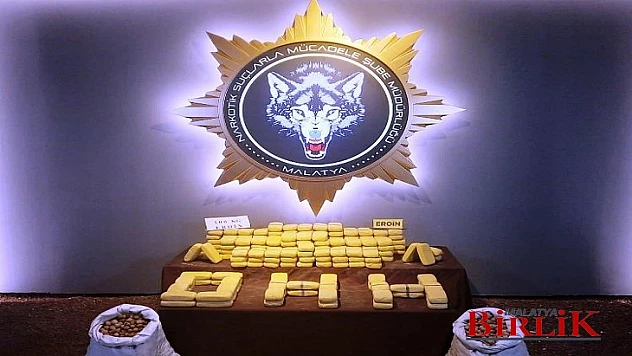 100 Kilo 250 Gram Eroin Maddesi Ele Geçirildi