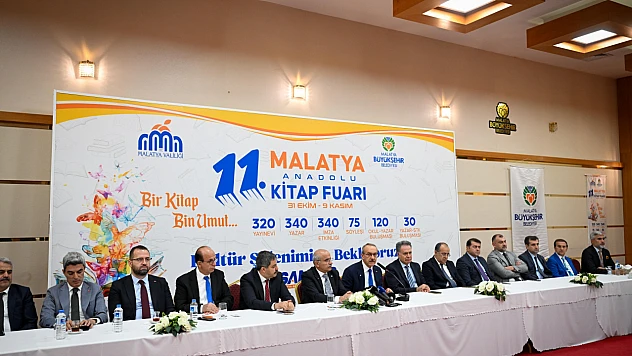 11. Malatya Anadolu Kitap Fuarı 31 Ekim'de Kapılarını Açıyor