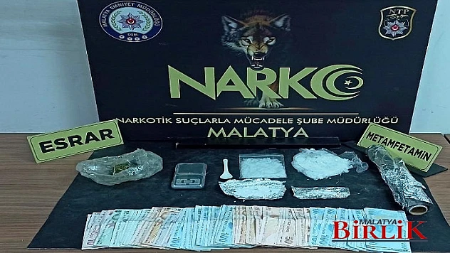 115 Gr Metamfetamin, 10 Gr Esrar Ele Geçirildi