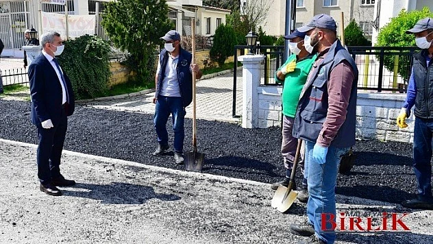 15 Ayda 53 Bin 523 Ton Sıcak Asfalt Serimi Yaptık