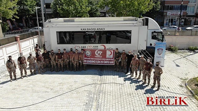  '251 Şehidimiz İçin 251 Ünite Kan' Adlı Bağış Kampanyası