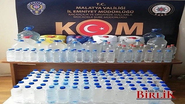 318 Litre El Yapımı Boğma Rakı Ele Geçirildi