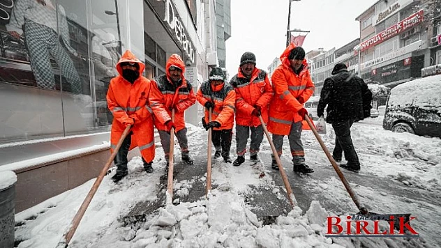 500 İş Makinası Ve 1.300 Personel Sahada