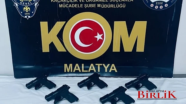 8 Adet SIGSAUER Marka Tabanca Ele Geçirildi