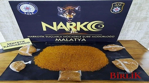 950 Gr Sentetik Kannabinoid Maddesi Ele Geçirildi