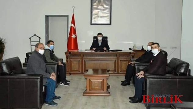 Çelikhan Köyleri Derneği'nden Kaymakam Uçar'a Ziyaret