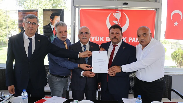 Abdulvahap Karaman'dan Yüksel Duman'a BBP İl Başkanlığı Devir Teslimi