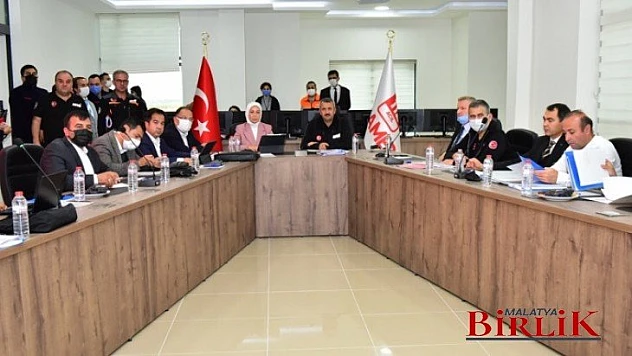 AFAD Başkanı Yunus Sezer Malatya'da İncelemelerde Bulundu