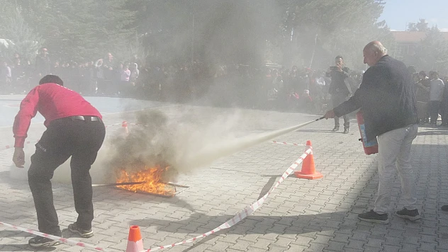 Afetler ve Dayanıklılık Ayı Kapsamında Öğrencilere Uygulamalı Eğitim