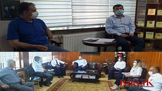 Ağbaba, İlk Ziyaretlerini Esnafa Temsilcilerine Yaptı