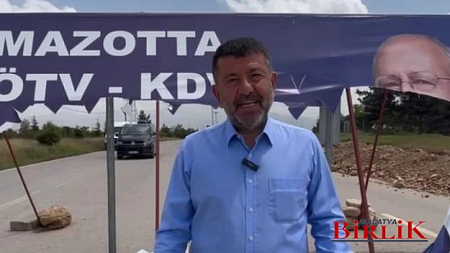 Ağbaba, Recep Tayyip Erdoğan Malatya'ya Geleceği İçin Afişlerimizi Yırttılar