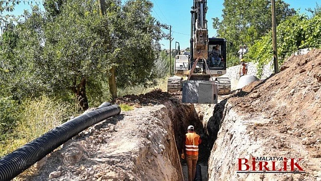 Akçadağ Dedeköy'ün Kanalizasyon Sorunu Çözülüyor