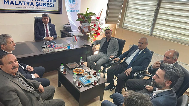 Akçadağder Derneği, Büro-Memur-Sen Sendikasını Ziyaret Etti
