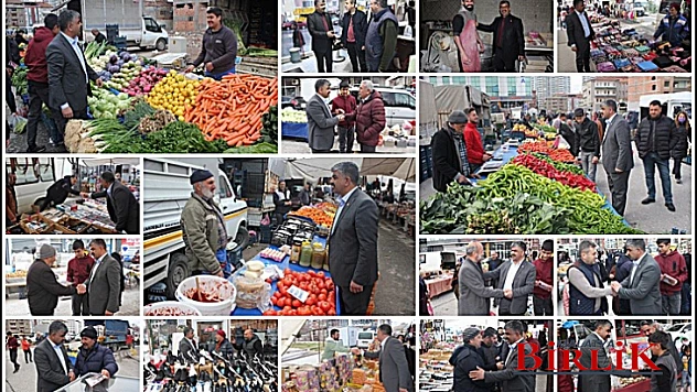 Ali Karakuş Pazar Esnafını Gezdi