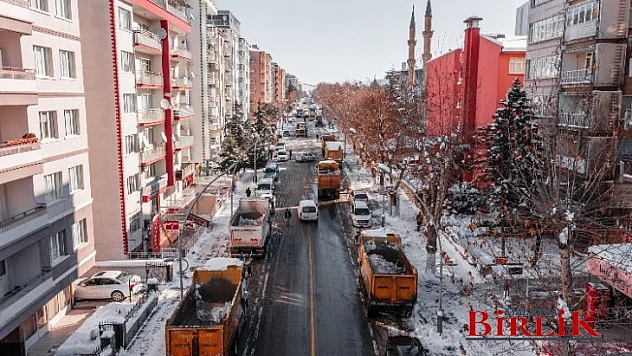 Ana Arterlerde Kar Kaldırma Çalışmaları Devam Ediyor