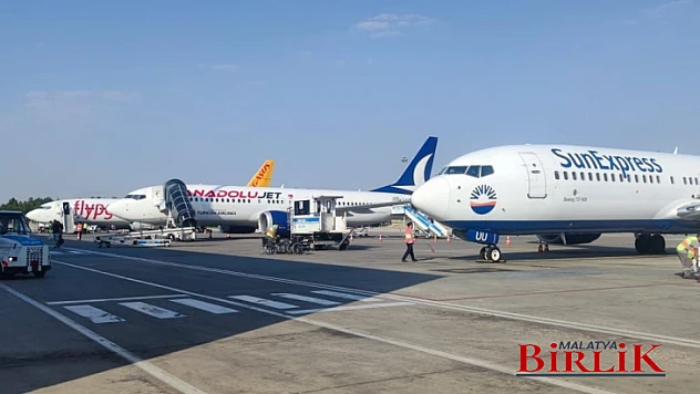 Aralık Ayında Malatya Havalimanı'nda 53.636 Yolcuya Hizmet Verildi