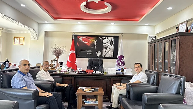 Arapgir Kaymakamı Muhammet Kılıçaslan'dan Başkan Haluk Cömertoğlu'na Ziyaret