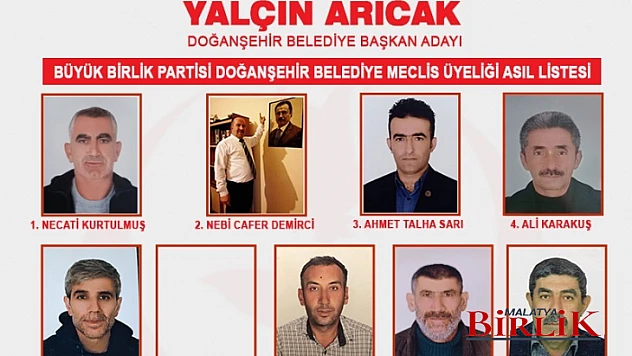 Arıcak, Doğanşehir'i Birlikte Ayağa Kaldıracağız