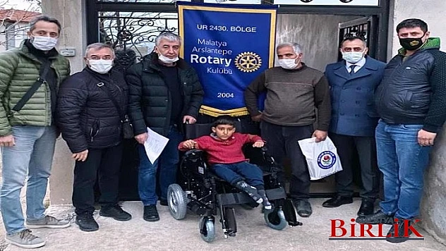 Arslantepe Rotary Kulübü Engellileri Unutmadı