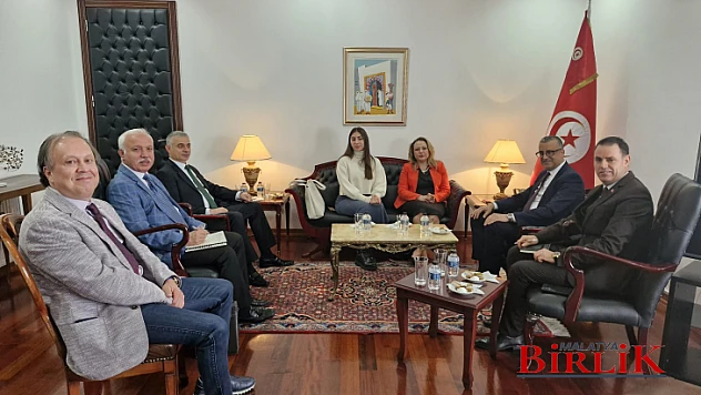ASATUF Heyeti Tunus Büyükelçiliğini Ziyaret Etti