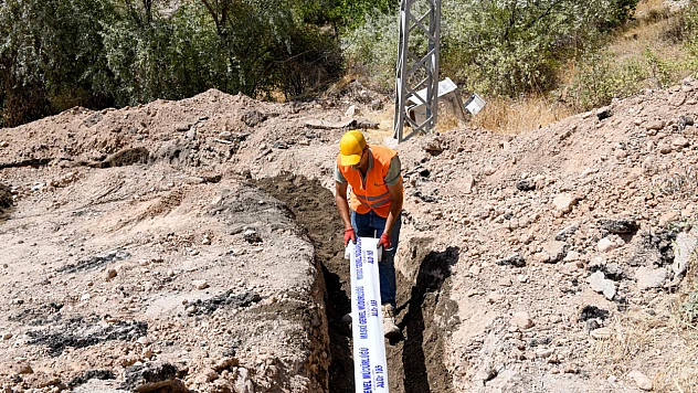 Ayvalı'ya 11 Bin 950 Metre İçme Suyu Hattı