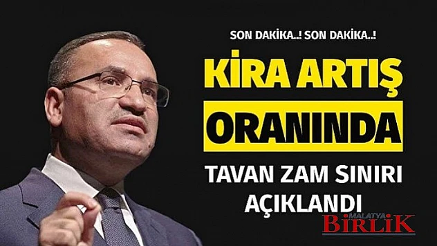 Bakan Bozdağ, Kira Artış Oranı Tavan Zam Sınırı Açıklandı