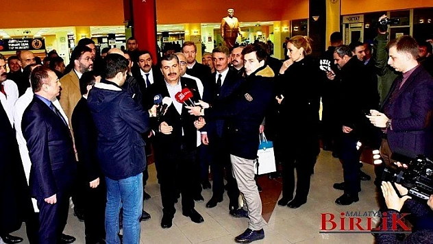 Bakan Soylu ve Bakan Koca Malatya'da