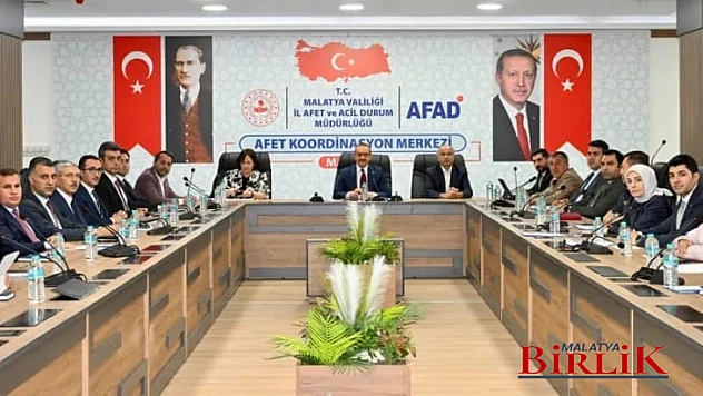 Bakan Yardımcısı Fatma Varank'ın katılımıyla İl Afet Koordinasyon Toplantısı