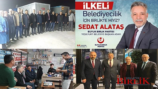 Başkan Adayı Alataş, Esnaf ve STK'ları Ziyaret Etti
