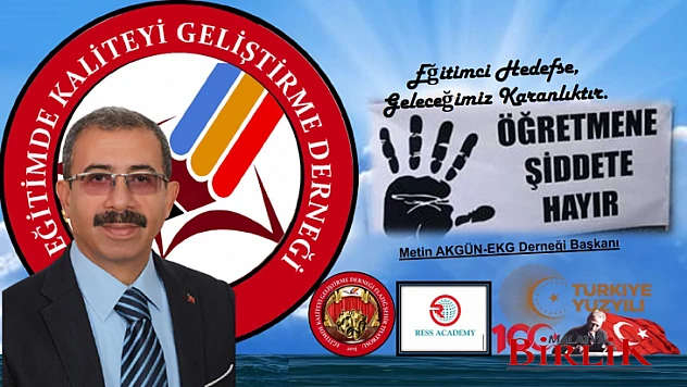 Başkan Akgün'den 'Öğretmenlere Uygulanan Şiddete Tepki' Mesajı 