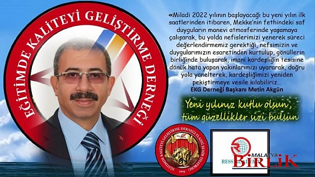 Başkan Akgün'den  Yeni Yıl Mesajı