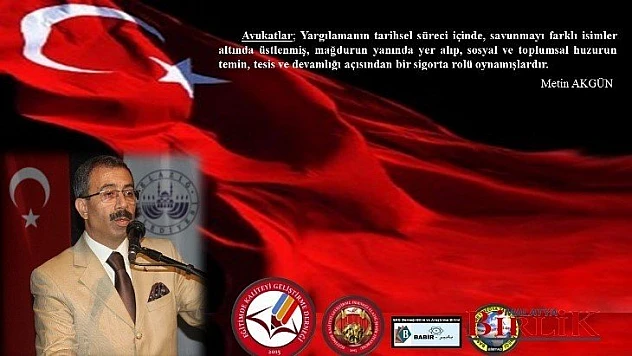 Başkan Akgün'den 5 Nisan 'Avukatlar Günü' Basın Açıklaması