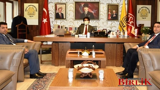 Başkan Akın'dan Rektörü Karakoç'a Ziyaret