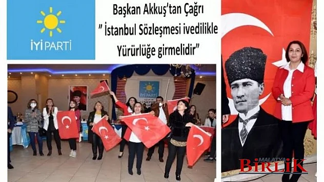 Başkan Akkuş, İstanbul Sözleşmesi İvedilikle Yürürlüğe Girmelidir