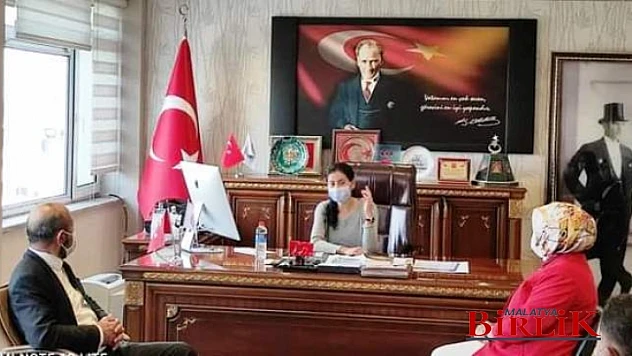 Başkan Alpaslan'dan Kaymakam Sinem Güher Buyuknalçacı'ya Ziyaret